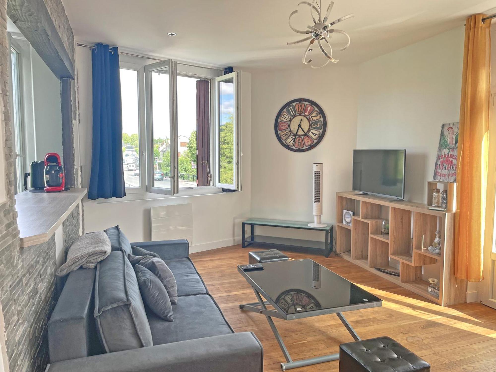 Grand T2 Renove - Bord Du Canal - Commerces A Pied Moret-sur-Loing Exteriör bild